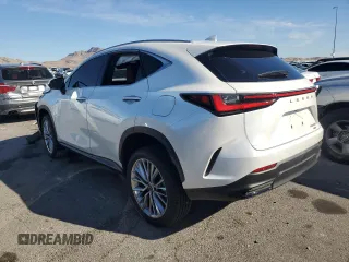 2025 Lexus NX 350 Premium with VIN JTJGGCEZ9S5010385, listed as a Copart auction lot 46846485 with 5,606 mi miles and Salvage title. Bid and sale history available at DreamBid. Image 2.