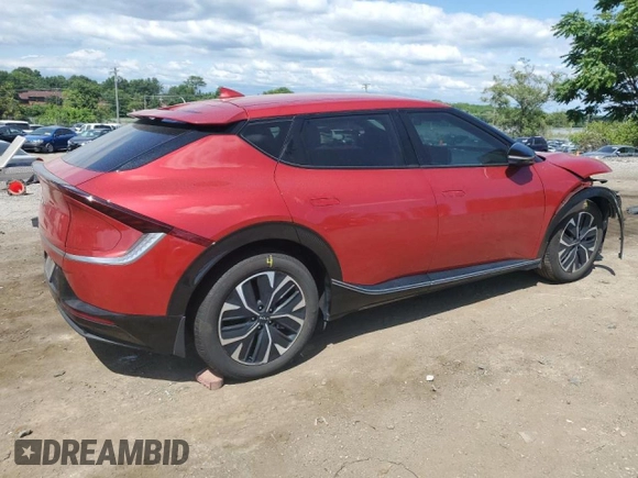 2022 Kia EV6 Wind with VIN KNDC3DLC5N5048637, listed as a Copart auction lot 58434444 with 59,250 mi miles and Salvage Title. Bid and sale history available at carsss.com. Image 3.