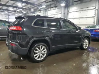 2016 Jeep Cherokee Limited with VIN 1C4PJLDS1GW249858, listed as a Copart auction lot 87513625 with 163,562 mi miles and Salvage Title. Bid and sale history available at carsss.com. Image 3.