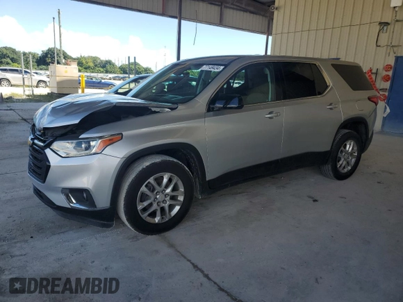 2020 Chevrolet Traverse LS with VIN 1GNERLKW2LJ261358, listed as a Copart auction lot 77149434 with 49,183 mi miles and Non Repairable. Bid and sale history available at carsss.com. Image 1.
