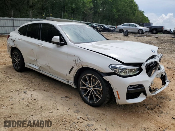 2019 BMW X4 xDrive30i with VIN 5UXUJ3C52KLG54573, listed as a Copart auction lot 53643064 with 32,670 mi miles and Non Repairable. Bid and sale history available at carsss.com. Image 4.