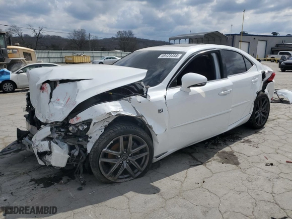 2015 Lexus IS 250 with VIN JTHCF1D29F5018438, listed as a Copart auction lot 49123455 with 188,109 mi miles and Salvage Title. Bid and sale history available at carsss.com. Image 1.