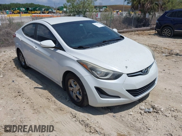 2015 Hyundai Elantra SE with VIN 5NPDH4AE8FH593260, listed as a IAAI auction lot 42196044 with 134,084 mi miles and . Bid and sale history available at DreamBid. Image 1.