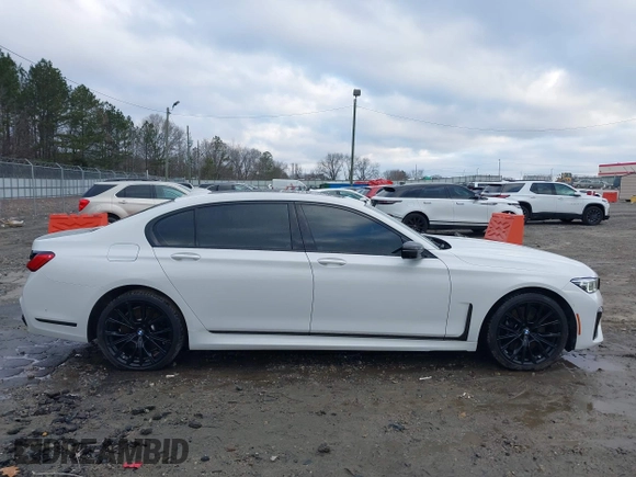 2022 BMW 7 Series 740i with VIN WBA7T2C03NCH94625, listed as a IAAI auction lot 41632368 with 41,953 mi miles. Bid and sale history available at carsss.com. Image 14.