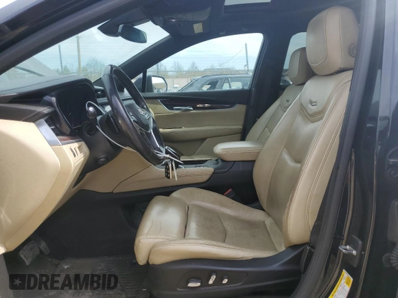 2017 Cadillac XT5 Luxury AWD with VIN 1GYKNDRS4HZ308182, listed as a Copart auction lot 49474225 with 107,388 mi miles and Salvage Title. Bid and sale history available at carsss.com. Image 7.