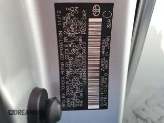 2013 Toyota Prius One with VIN JTDKN3DU3D5559012, listed as a Copart auction lot 48163655 with 0 mi miles and Salvage Title. Bid and sale history available at carsss.com. Image 12.