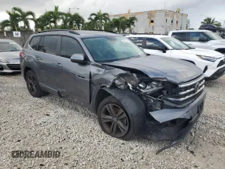 2021 Volkswagen Atlas SE with VIN 1V2PR2CA5MC525207, listed as a Copart auction lot 46195945 with 130,206 mi miles and Non repairable. Bid and sale history available at DreamBid. Image 4.