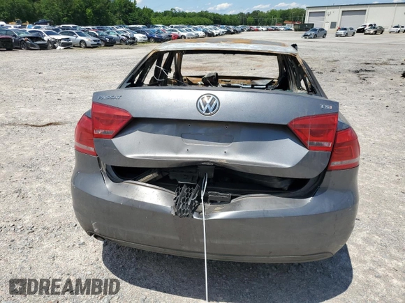 2015 Volkswagen Passat S with VIN 1VWAS7A32FC030279, listed as a Copart auction lot 55804075 with Not provided miles and Salvage title. Bid and sale history available at DreamBid. Image 6.