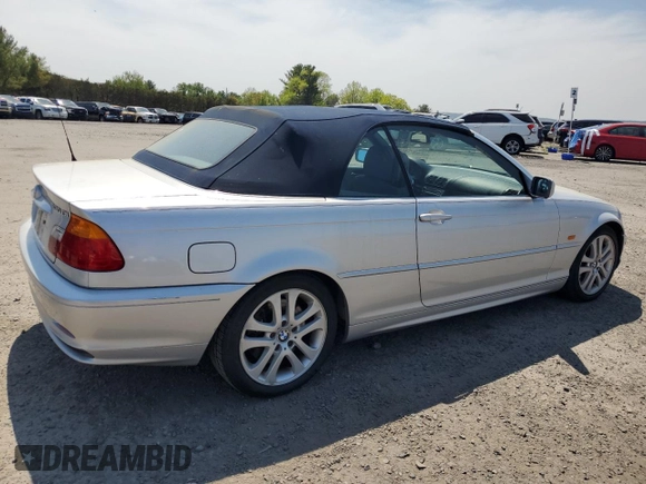 2003 BMW 3 Series 330Ci with VIN WBABS534X3JU97861, listed as a Copart auction lot 54409885 with 89,348 mi miles and Clean Title. Bid and sale history available at carsss.com. Image 3.