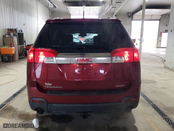 2012 GMC Terrain SLE-2 with VIN 2GKFLTE53C6381589, listed as a Copart auction lot 51310095 with 129,646 mi miles and Salvage Title. Bid and sale history available at carsss.com. Image 6.