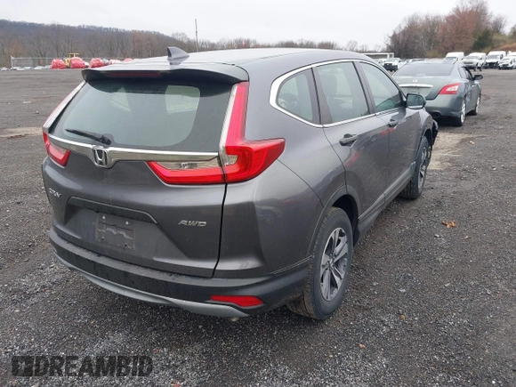 2018 Honda CR-V LX with VIN 2HKRW6H34JH227980, listed as a IAAI auction lot 41952213 with 35,718 mi miles. Bid and sale history available at carsss.com. Image 4.