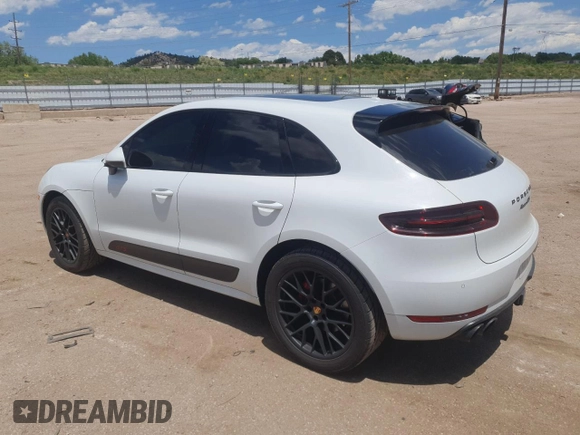 2017 Porsche Macan GTS with VIN WP1AG2A51HLB53890, listed as a Copart auction lot 60327315 with 64,446 mi miles and Salvage title. Bid and sale history available at DreamBid. Image 2.