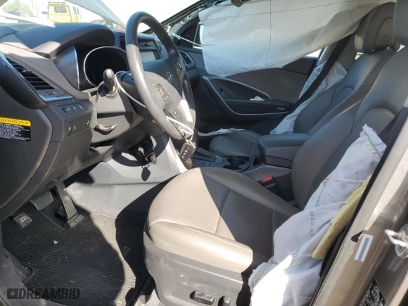 2015 Hyundai Santa Fe Sport with VIN 5XYZW4LA1FG245989, listed as a Copart auction lot 45846315 with 75,078 mi miles and Salvage Title. Bid and sale history available at carsss.com. Image 7.