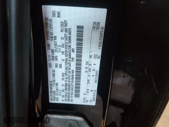 2016 Ford Escape SE with VIN 1FMCU9GX7GUB68189, listed as a Copart auction lot 45628525 with 84,689 mi miles and Salvage Title. Bid and sale history available at carsss.com. Image 13.