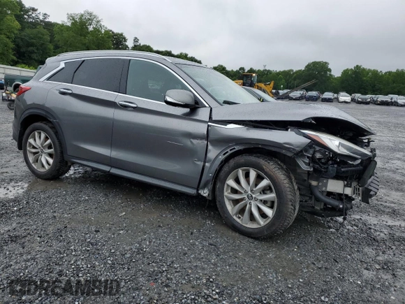2019 Infiniti QX50 Essential with VIN 3PCAJ5M37KF107957, listed as a Copart auction lot 58545645 with 130,535 mi miles and Salvage title. Bid and sale history available at DreamBid. Image 4.