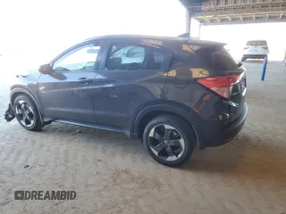 2018 Honda HR-V EX-L Navi with VIN 3CZRU6H71JM727818, listed as a Copart auction lot 48419055 with 35,029 mi miles and Salvage Title. Bid and sale history available at carsss.com. Image 2.