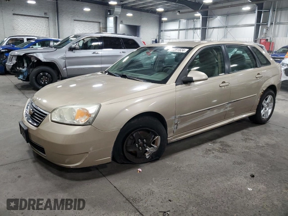 2006 Chevrolet Malibu Maxx LT with VIN 1G1ZT618X6F112048, listed as a Copart auction lot 73391524 with 107,536 mi miles and Salvage Title. Bid and sale history available at carsss.com. Image 1.