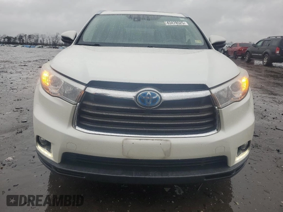 2016 Toyota Highlander Hybrid Limited with VIN 5TDDCRFH5GS018687, listed as a Copart auction lot 43478525 with 123,088 mi miles and Salvage Title. Bid and sale history available at carsss.com. Image 5.