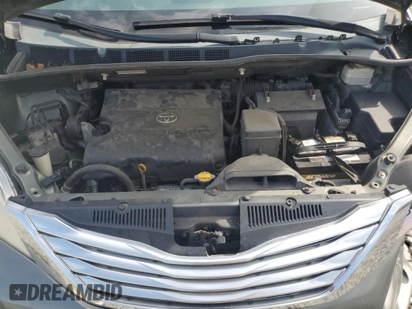 2011 Toyota Sienna XLE AAS with VIN 5TDYK3DC5BS094699, listed as a Copart auction lot 61583905 with 245,035 mi miles and Salvage title. Bid and sale history available at DreamBid. Image 12.