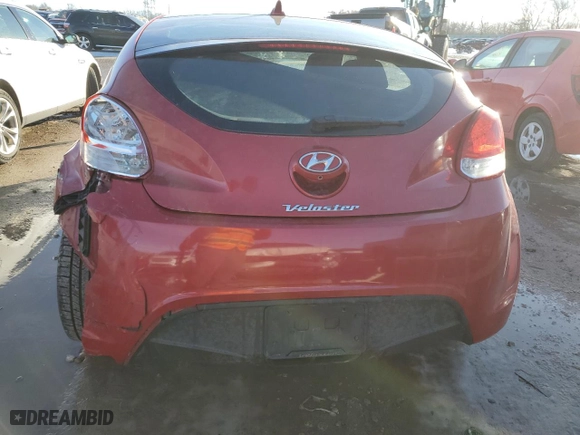 2015 Hyundai Veloster RE:FLEX with VIN KMHTC6ADXFU233700, listed as a Copart auction lot 88937425 with 91,588 mi miles and Salvage Title. Bid and sale history available at carsss.com. Image 6.