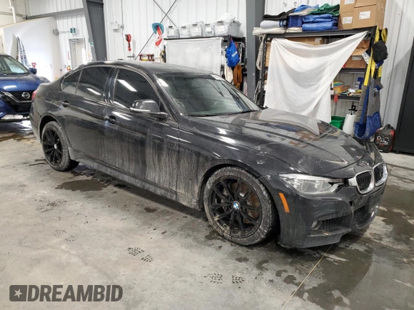 2017 BMW 3 Series 340i xDrive with VIN WBA8B7C30HA189991, listed as a Copart auction lot 45482395 with 143,720 mi miles and Salvage Title. Bid and sale history available at carsss.com. Image 4.