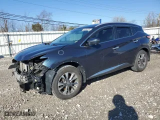 2016 Nissan Murano SL with VIN 5N1AZ2MH8GN170427, listed as a Copart auction lot 49388705 with 189,499 mi miles and Salvage Title. Bid and sale history available at carsss.com. Image 1.