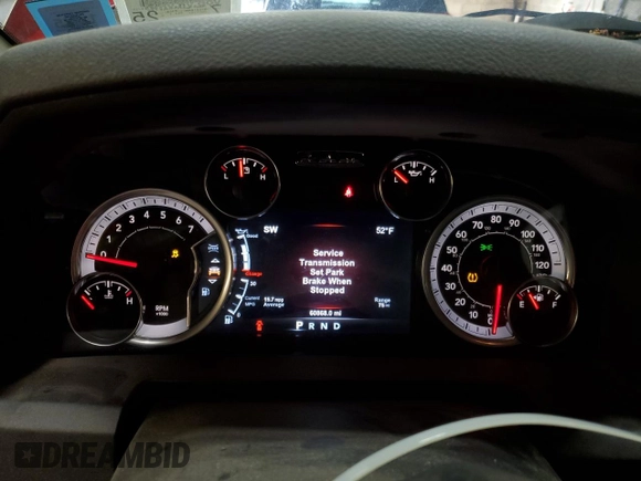 2015 Ram 1500 Big Horn with VIN 1C6RR7LG6FS509593, listed as a Copart auction lot 51988195 with 60,868 mi miles and Salvage title. Bid and sale history available at DreamBid. Image 9.