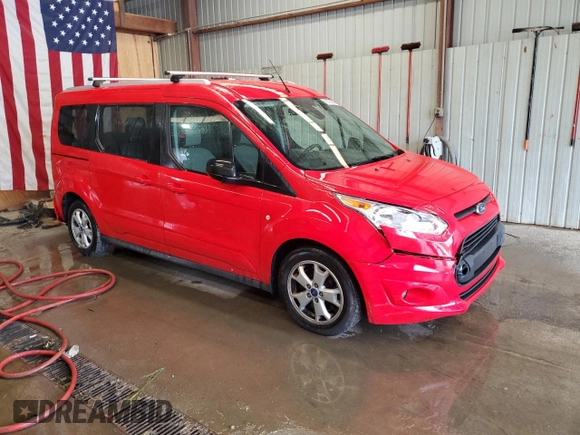 2016 Ford Transit Connect XLT z VIN NM0GE9F72G1266839, wystawiony jako Copart lot #58305845 z przebiegiem 106 853 mil mil oraz Szkoda całkowita • Salvage title. Historia ofert i sprzedaży dostępna na DreamBid. Obrazek 4.