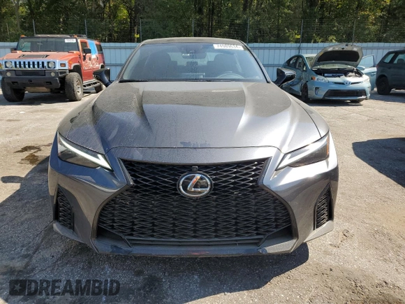 2024 Lexus IS with VIN JTHAP1D28R5006225, listed as a Copart auction lot 74989634 with 3,211 mi miles and Salvage Title. Bid and sale history available at carsss.com. Image 5.
