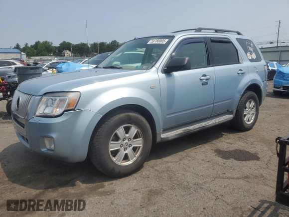2009 Mercury Mariner z VIN 4M2CU91G49KJ01393, wystawiony jako Copart lot #59780005 z przebiegiem 189 898 mil mil oraz Szkoda całkowita • Salvage title. Historia ofert i sprzedaży dostępna na DreamBid. Obrazek 1.