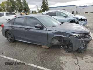 2024 Honda Civic Sedan Sport with VIN 2HGFE2F54RH511229, listed as a Copart auction lot 48750565 with 16,679 mi miles and Salvage Title. Bid and sale history available at carsss.com. Image 4.