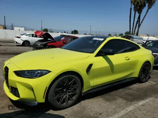 2021 BMW M4 Competition z VIN WBS33AZ03MCH19451, wystawiony jako Copart lot #55436975 z przebiegiem 41 595 mil mil oraz Szkody całkowita. Historia ofert i sprzedaży dostępna na DreamBid. Obrazek 1.