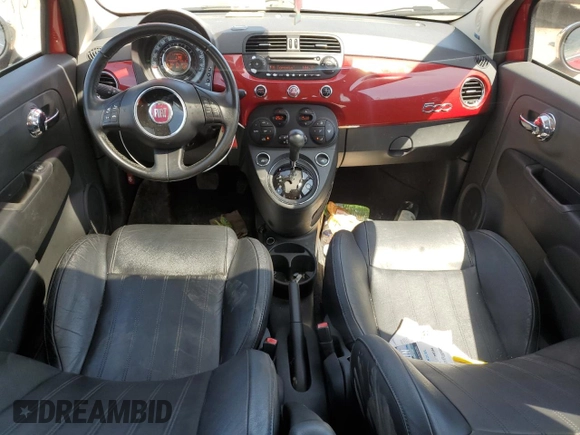 2012 FIAT 500 Lounge with VIN 3C3CFFCR8CT189002, listed as a Copart auction lot 54694095 with 117,497 mi miles and Clean title. Bid and sale history available at DreamBid. Image 8.