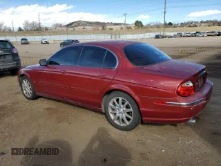 2000 Jaguar S-Type V8 with VIN SAJDA01D6YGL58384, listed as a Copart auction lot 46872315 with 105,274 mi miles and Salvage Title. Bid and sale history available at DreamBid. Image 2.