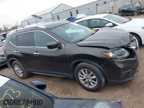 2017 Nissan Rogue S with VIN KNMAT2MTXHP501072, listed as a IAAI auction lot 42001030 with 163,204 mi miles and . Bid and sale history available at DreamBid. Image 13.