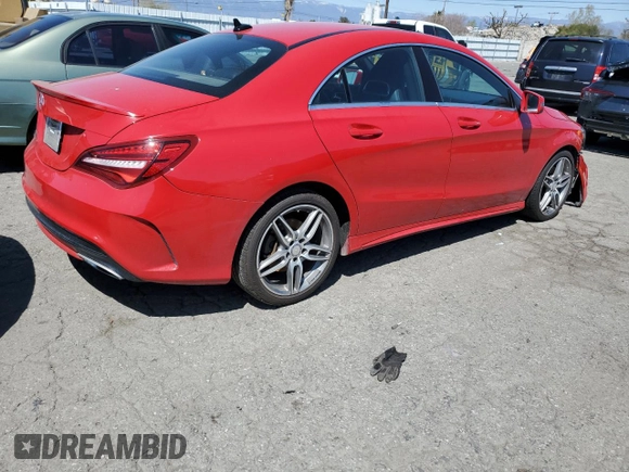 2017 Mercedes-Benz CLA with VIN WDDSJ4EB2HN400914, listed as a Copart auction lot 47244143 with 59,691 mi miles. Bid and sale history available at carsss.com. Image 3.