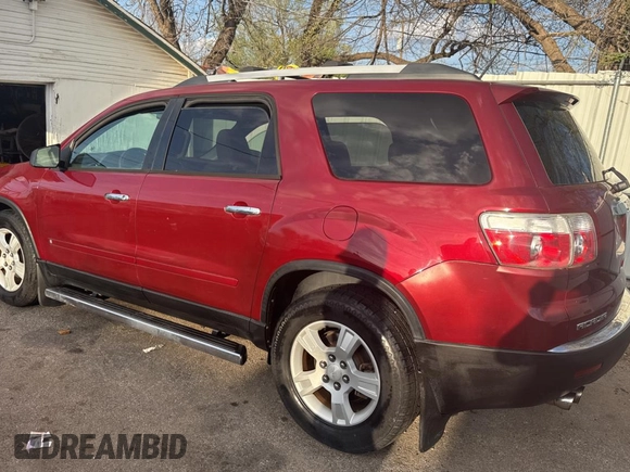 2010 GMC Acadia SL with VIN 1GKLRKED5AJ164399, listed as a Copart auction lot 51186695 with 88,234 mi miles and Clean Title. Bid and sale history available at carsss.com. Image 3.