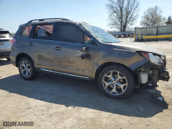 2017 Subaru Forester Touring with VIN JF2SJATC4HH428766, listed as a Copart auction lot 50824015 with 76,756 mi miles and Salvage Title. Bid and sale history available at carsss.com. Image 4.