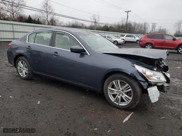 2012 Infiniti G25 Sedan x with VIN JN1DV6AR6CM861301, listed as a Copart auction lot 84049974 with 77,539 mi miles and Salvage Title. Bid and sale history available at carsss.com. Image 4.