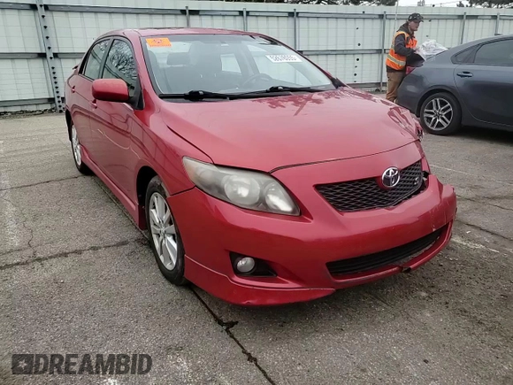2010 Toyota Corolla with VIN 2T1BU4EE9AC329263, listed as a Copart auction lot 52676055 with 169,277 mi miles and Salvage Title. Bid and sale history available at carsss.com. Image 10.