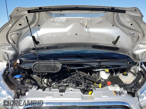 2018 Ford Transit with VIN 1FTYE9ZG7JKA53471, listed as a Copart auction lot 76933234 with 78,295 mi miles and Salvage title. Bid and sale history available at DreamBid. Image 12.