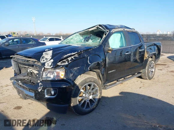 2019 GMC Canyon 4WD Denali with VIN 1GTG6EEN0K1106301, listed as a IAAI auction lot 41475337 with 1 mi miles. Bid and sale history available at carsss.com. Image 2.