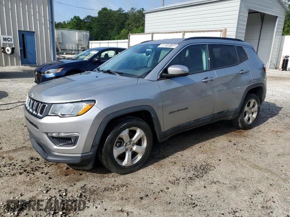 2019 Jeep Compass Latitude with VIN 3C4NJCBB5KT851039, listed as a Copart auction lot 58818155 with 118,961 mi miles and Clean title. Bid and sale history available at DreamBid. Image 1.