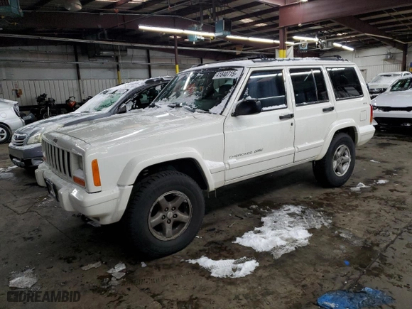 1998 Jeep Cherokee Sport with VIN 1J4FJ68S2WL120089, listed as a Copart auction lot 41840715 with 237,688 mi miles and Salvage Title. Bid and sale history available at carsss.com. Image 1.