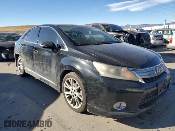 2010 Lexus HS 250h with VIN JTHBB1BA6A2005920, listed as a Copart auction lot 85820284 with 194,909 mi miles and Salvage Title. Bid and sale history available at DreamBid. Image 4.