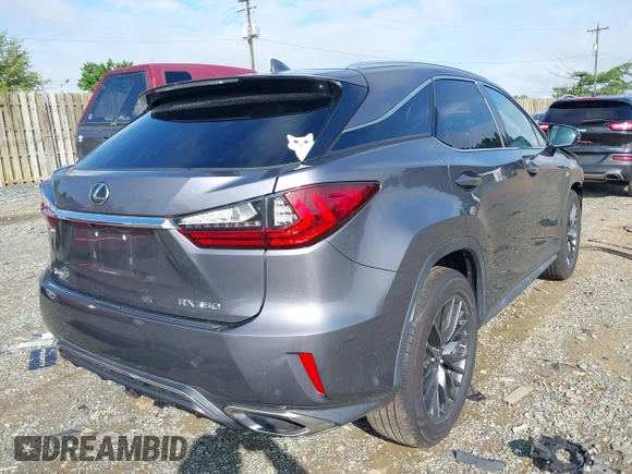 2017 Lexus RX 350 with VIN 2T2BZMCA3HC098657, listed as a IAAI auction lot 42702255 with 51,992 mi miles and . Bid and sale history available at DreamBid. Image 4.