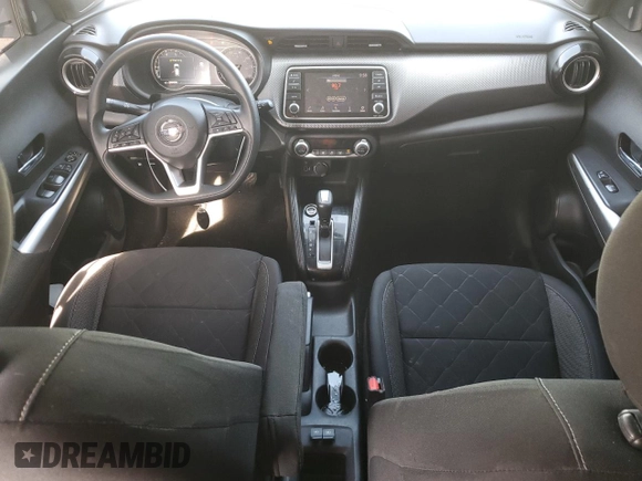 2019 Nissan Kicks SV with VIN 3N1CP5CU7KL535405, listed as a Copart auction lot 45935695 with 96,681 mi miles and Salvage Title. Bid and sale history available at DreamBid. Image 8.