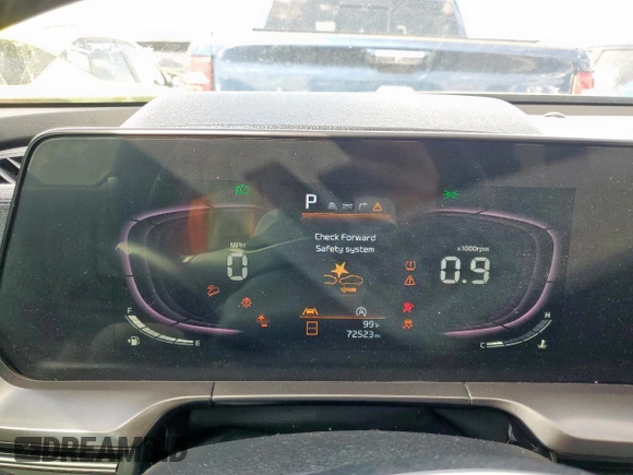 2023 Kia Telluride S with VIN 5XYP64GC6PG338950, listed as a Copart auction lot 62585695 with 72,523 mi miles and Salvage title. Bid and sale history available at DreamBid. Image 9.