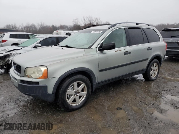 2004 Volvo XC90 with VIN YV1CM59H441081229, listed as a Copart auction lot 43634705 with 167,067 mi miles and Clean Title. Bid and sale history available at carsss.com. Image 1.