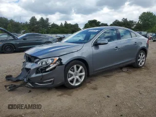 2016 Volvo S60 T5 Premier with VIN YV1612TKXG2392185, listed as a Copart auction lot 58446765 with 47,780 mi miles and Salvage title. Bid and sale history available at DreamBid. Image 1.